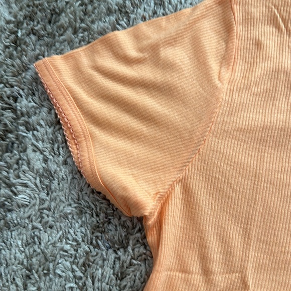 NWT Plant Gold orange ribbon baby tee - Picture 4 of 7